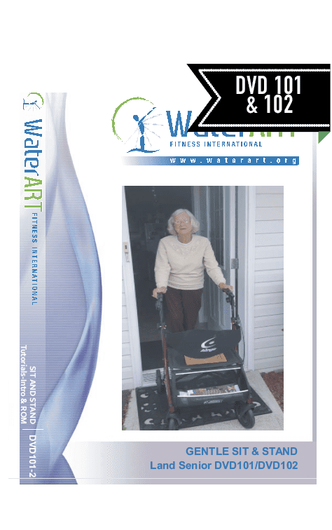 101&102 - Gentle Senior Sit & Stand Chair Exercise Program (2 Discs ...